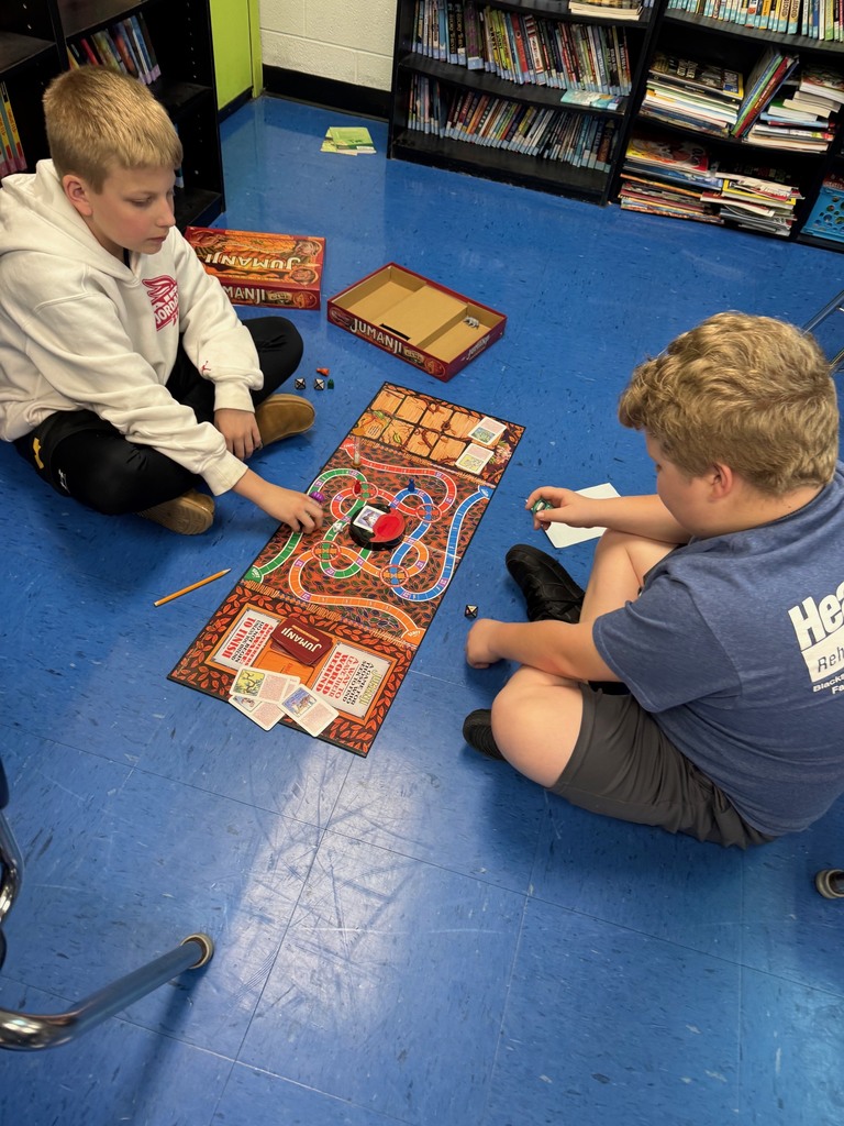 students playing a board game