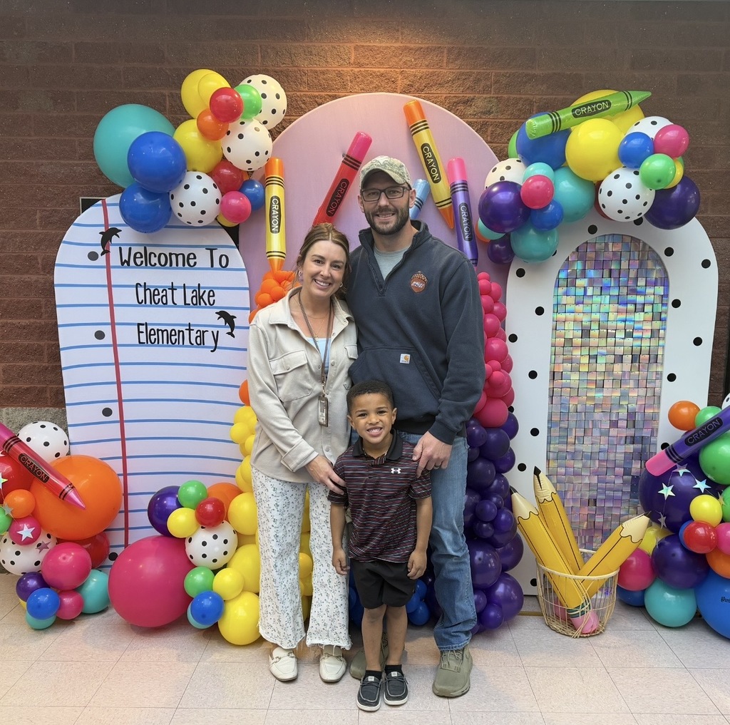 Family at kindergarten registration