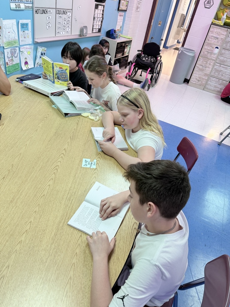 5th grade students small group reading
