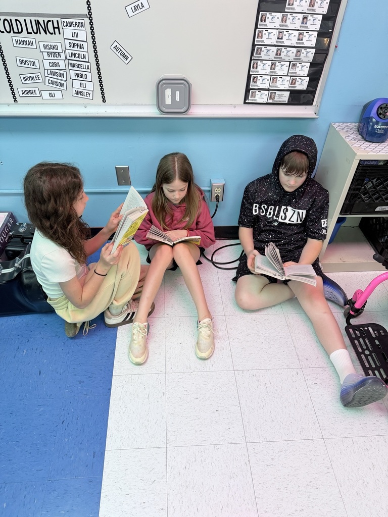 5th grade students small group reading