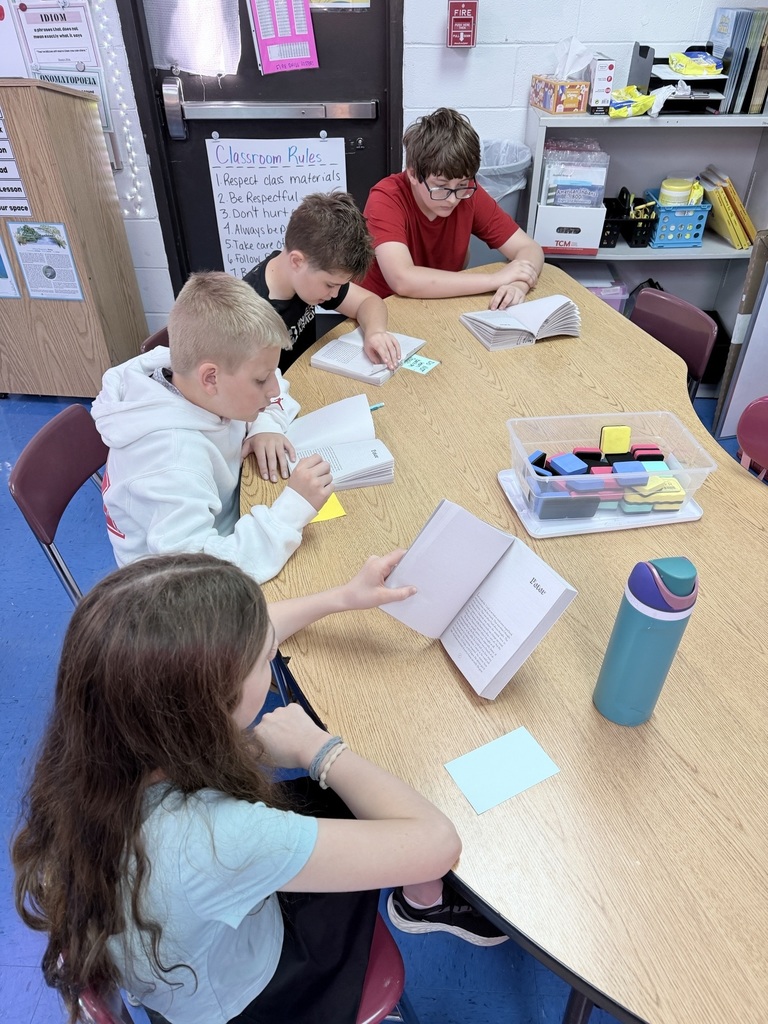5th grade students small group reading