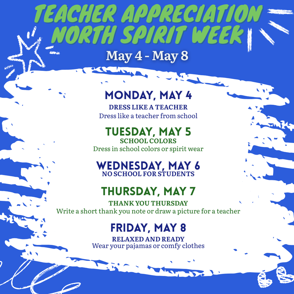 Informational image: Spirit Week