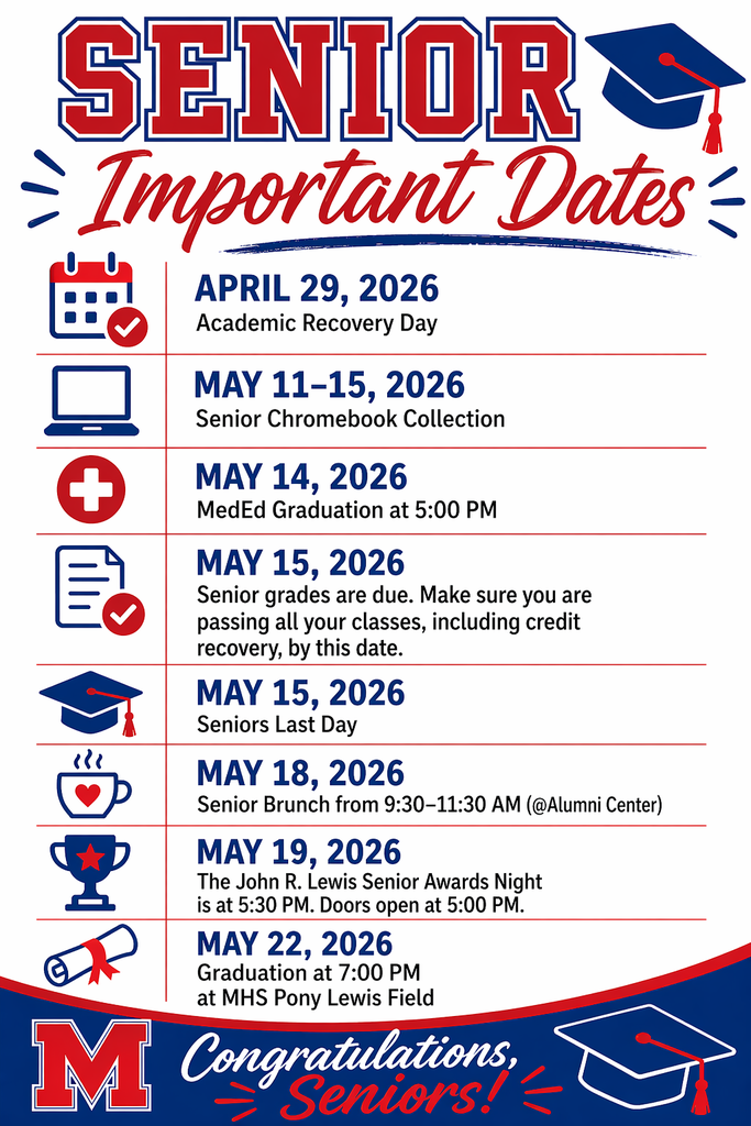 Senior Important Dates 