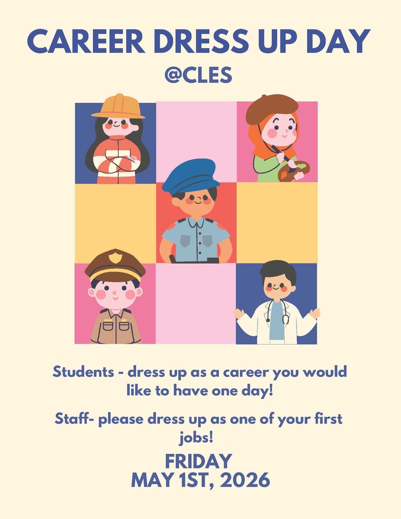 Career Day flyer Studets dress up as their career wamt