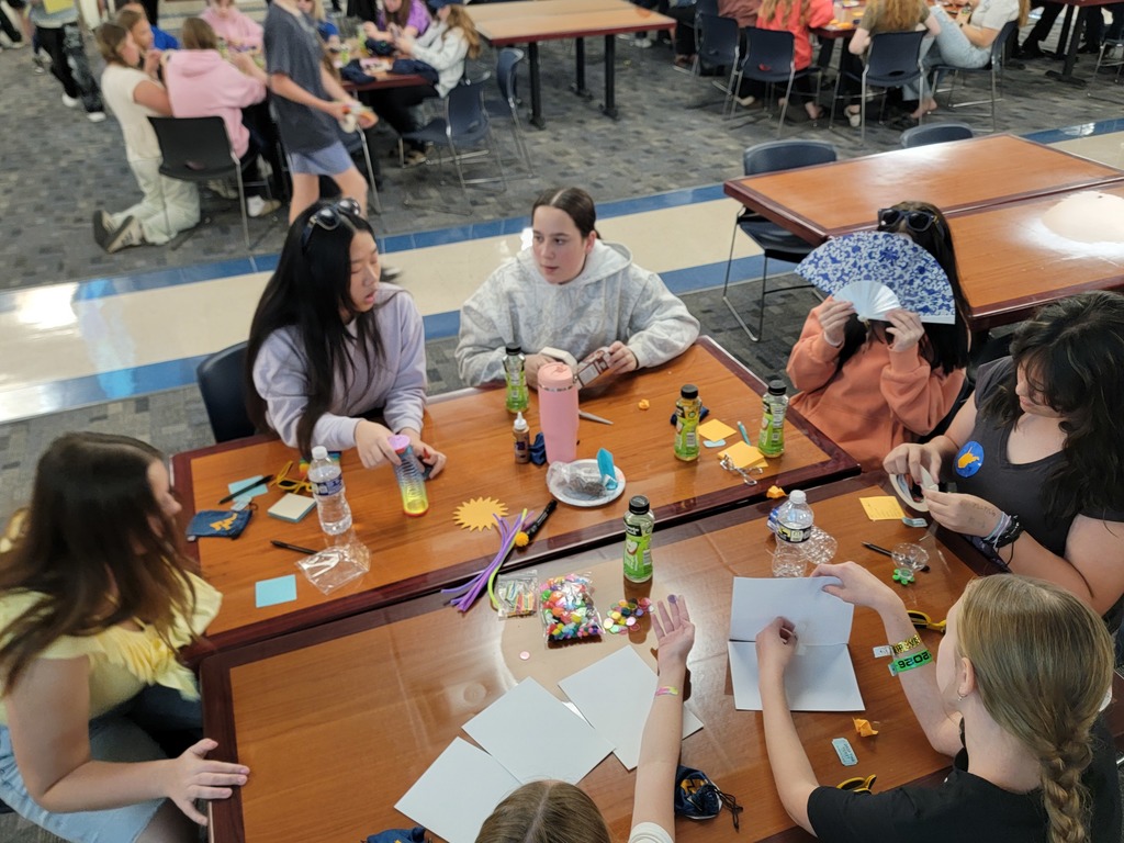Students discussing design plan