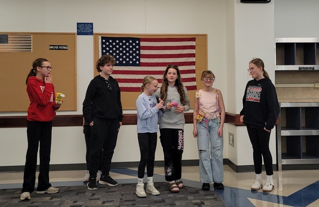 Students presenting