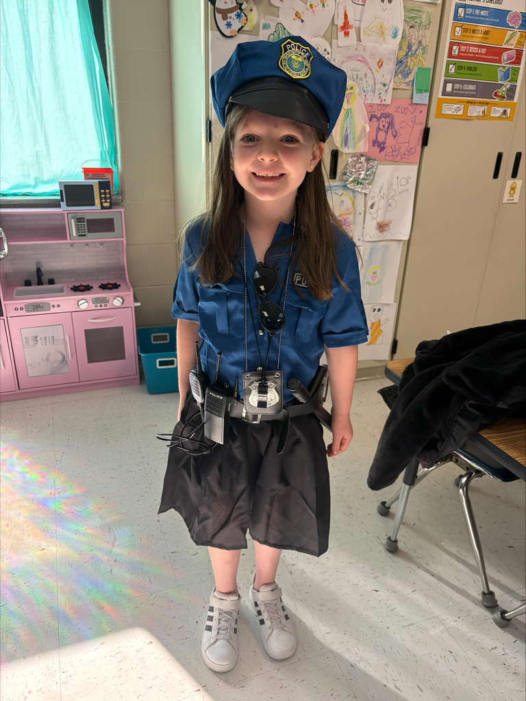 Student dressed up a police officer