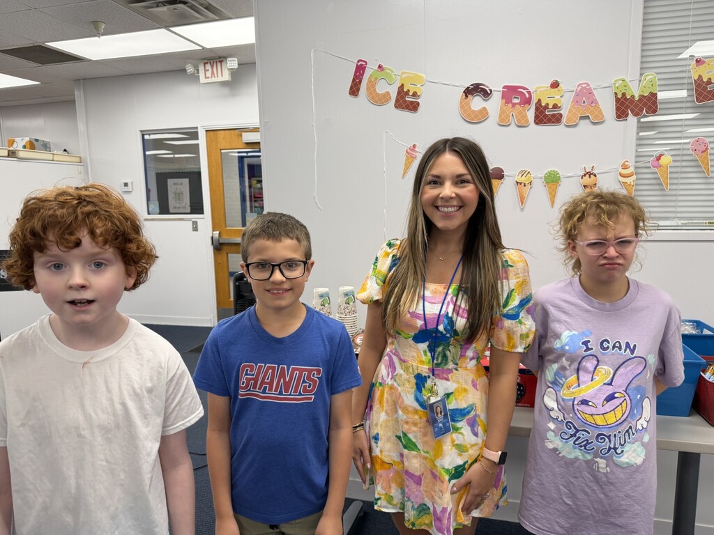 3 students and a teacher