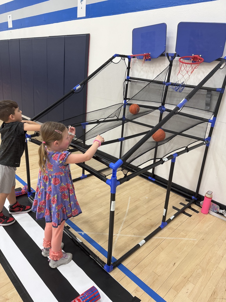 Student shooting hoops