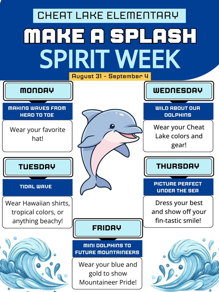 Spirit Week August 31-September 4