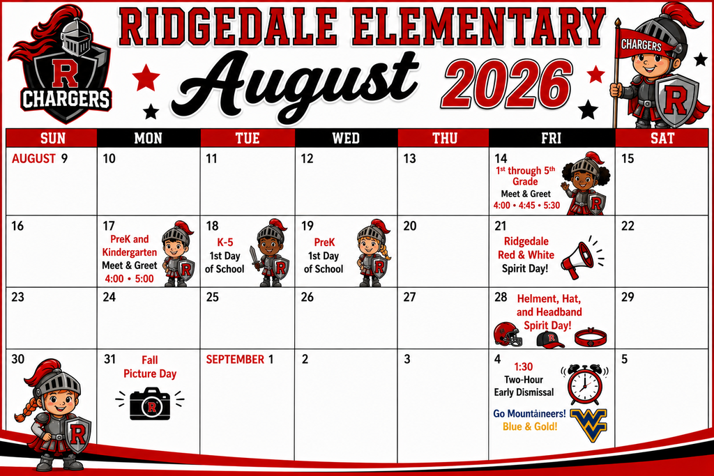 Important Dates-  August 