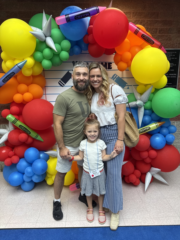 Picture of a family at open house