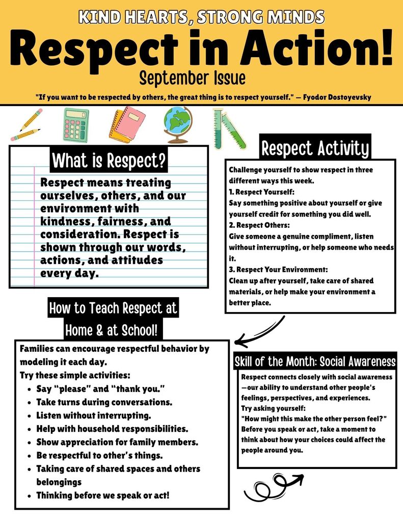 Respect In Action Newsletter