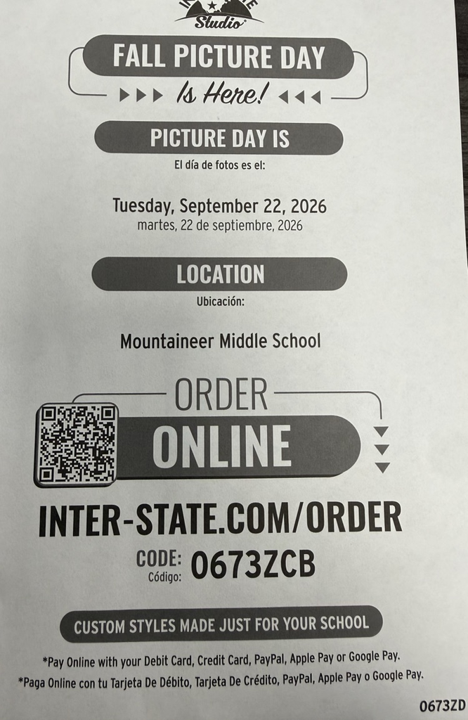 Picture Day is 9/22.