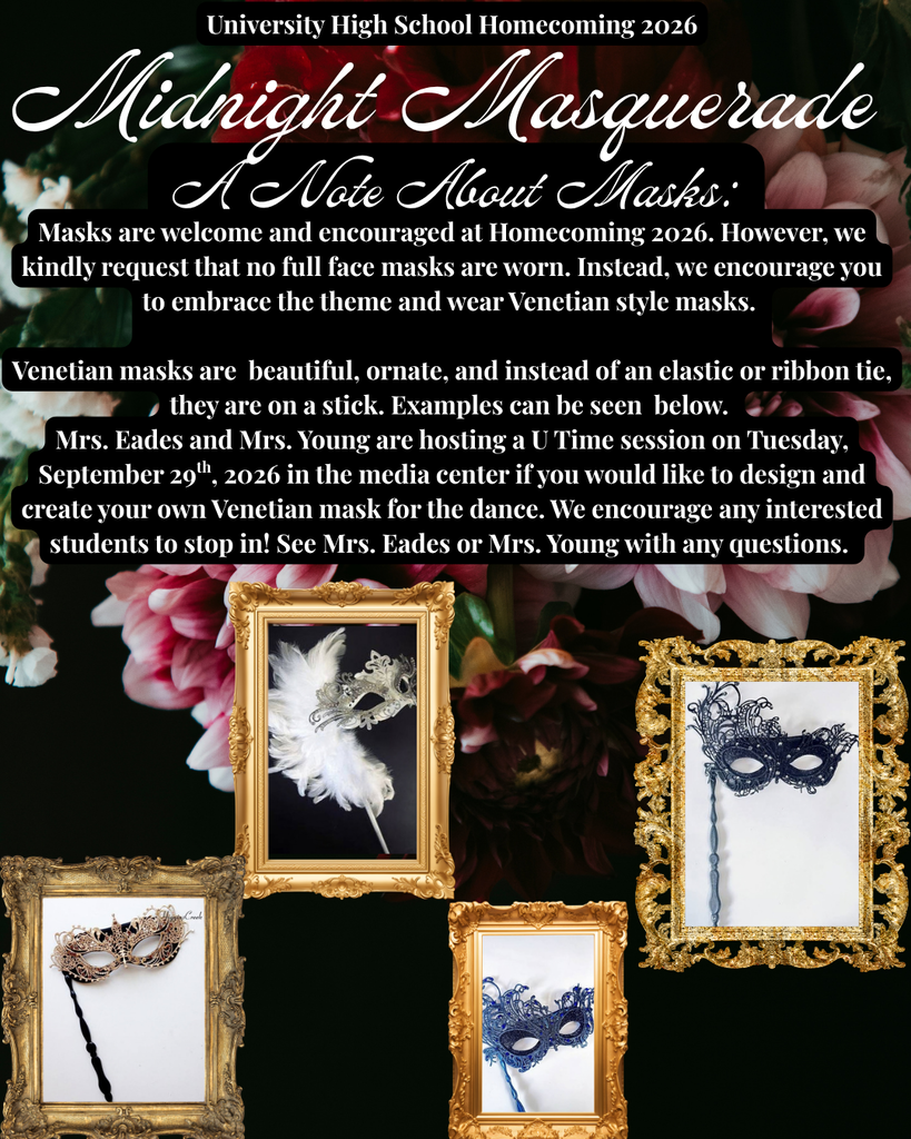 flyer with mask Guidelines and U-Time ad
