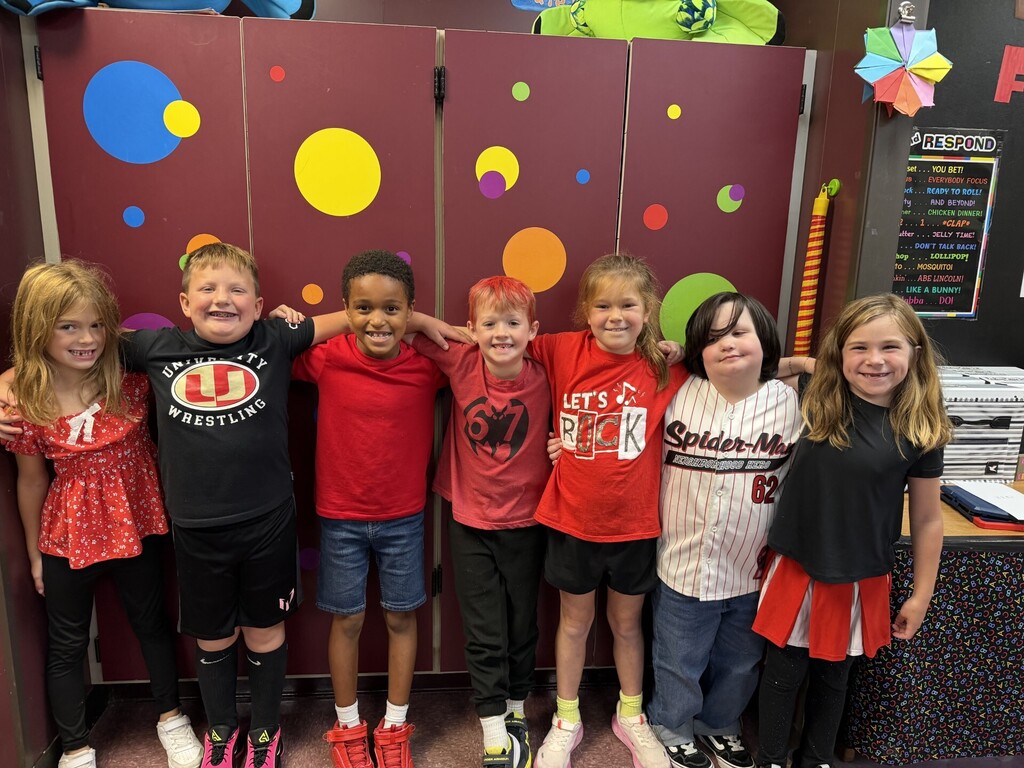 students wearing uhs gear