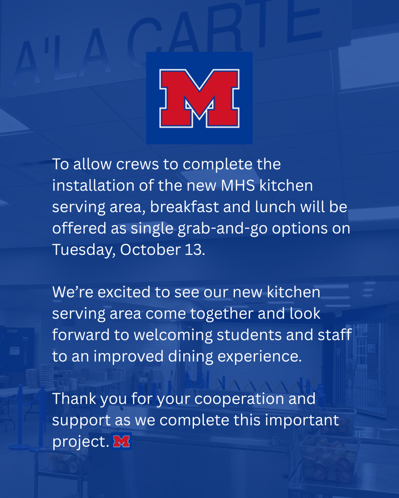 MHS Cafeteria update