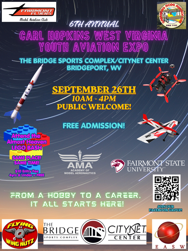 West Virginia Youth Expo  September 26th 10AM-4PM Scan bar code for more information. Free Admission 