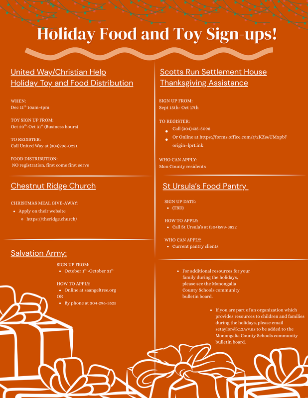 Flyer Holiday Food & Toy