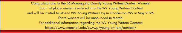 Young Writers Contest Winners