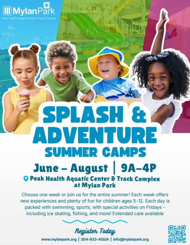 Mylan Park Splash & Adventure Summer Camps - June - August - 9:00 am - 4 pm at Peak Health Aquatic Center & Track Complex at Mylan Park