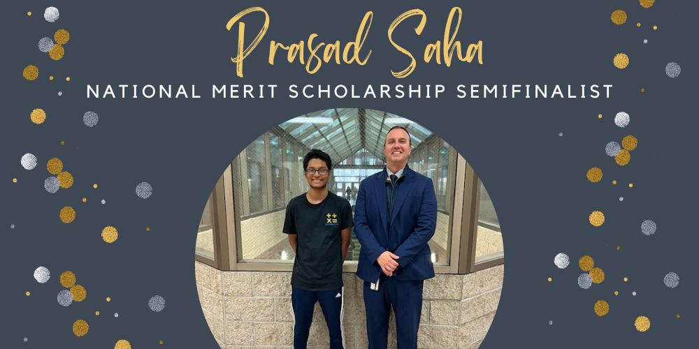 student and man standing in brown hallway 
