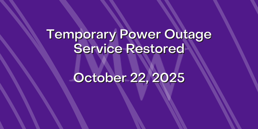 power is restored at Sapphire