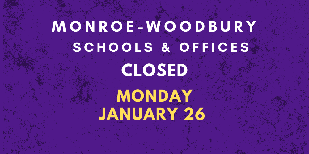 schools closed Monday January 26