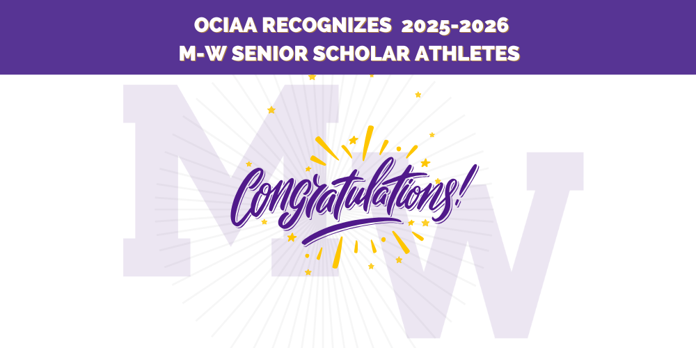 OCIAA Recognizes 2025-2026 M-W Senior Scholar Athletes