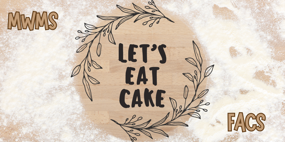 let's eat cake text 