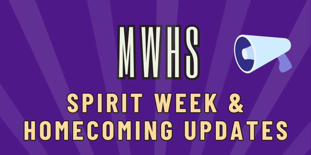 the news story has information about spirit week and homecoming