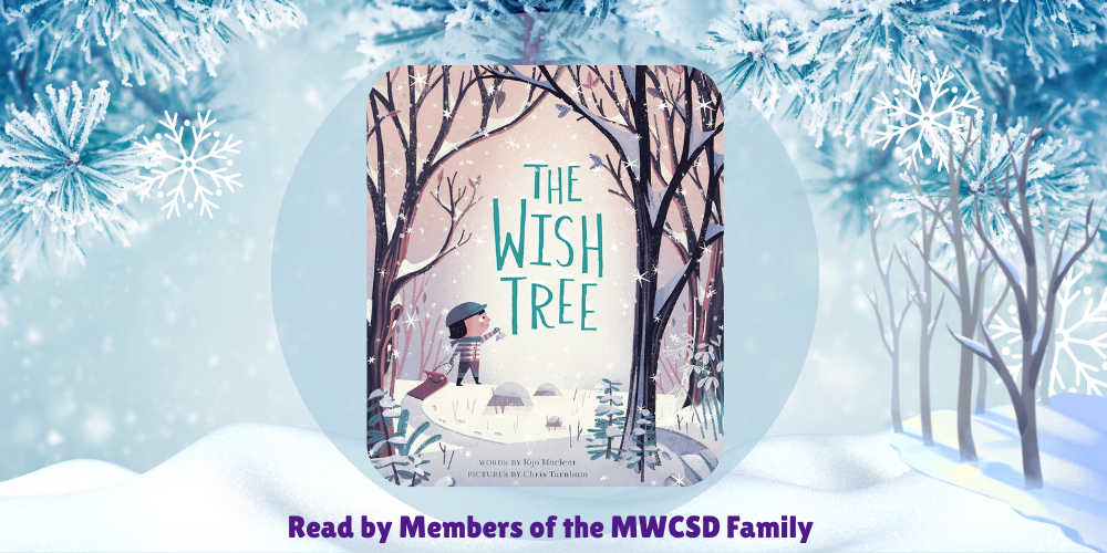 graphic of a boy in the snow with a toboggan