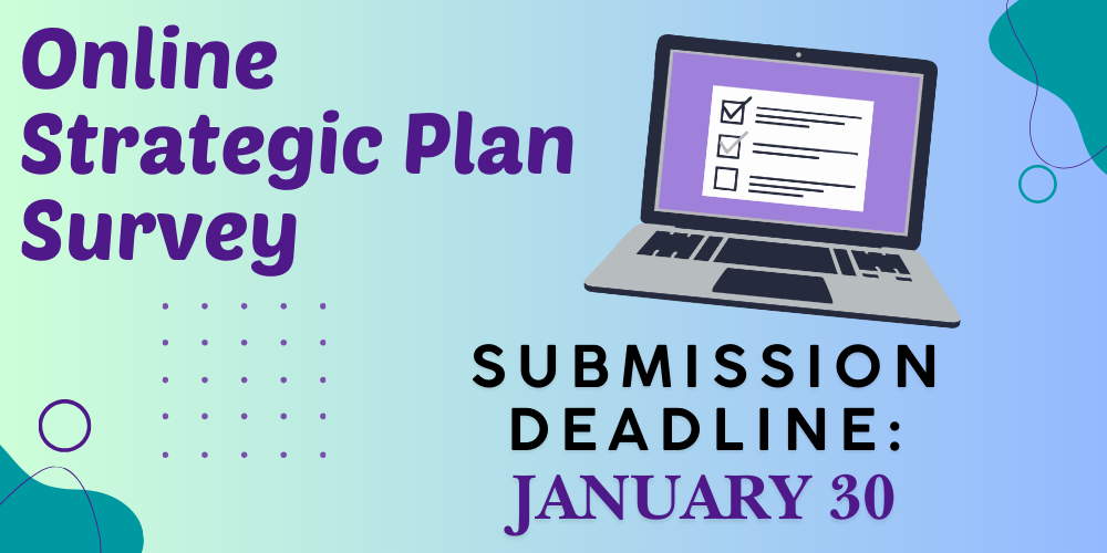 strategic plan graphic with commitment and four focus areas