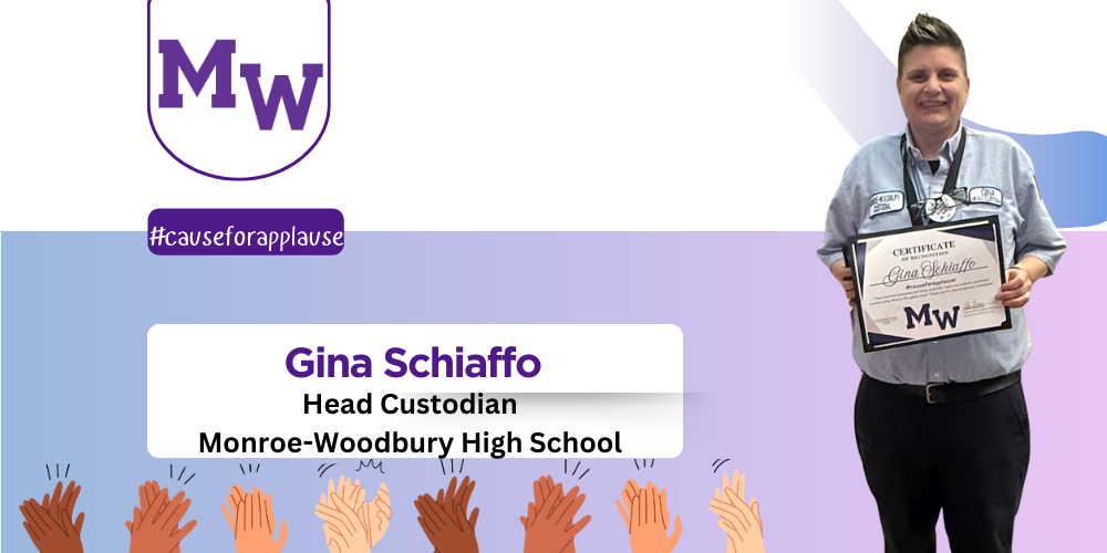 Gina Schiaffo Head Custodian Monroe-Woodbury High School