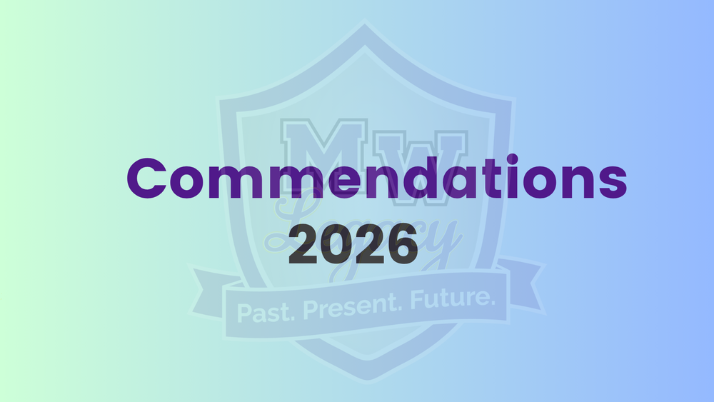 Commendations 2026