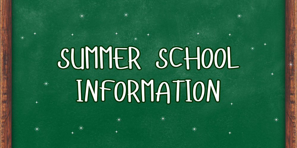 Image with text: Summer School Information