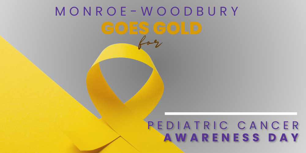 Monroe-Woodbury Goes Gold for Pediatric Cancer Awareness Day