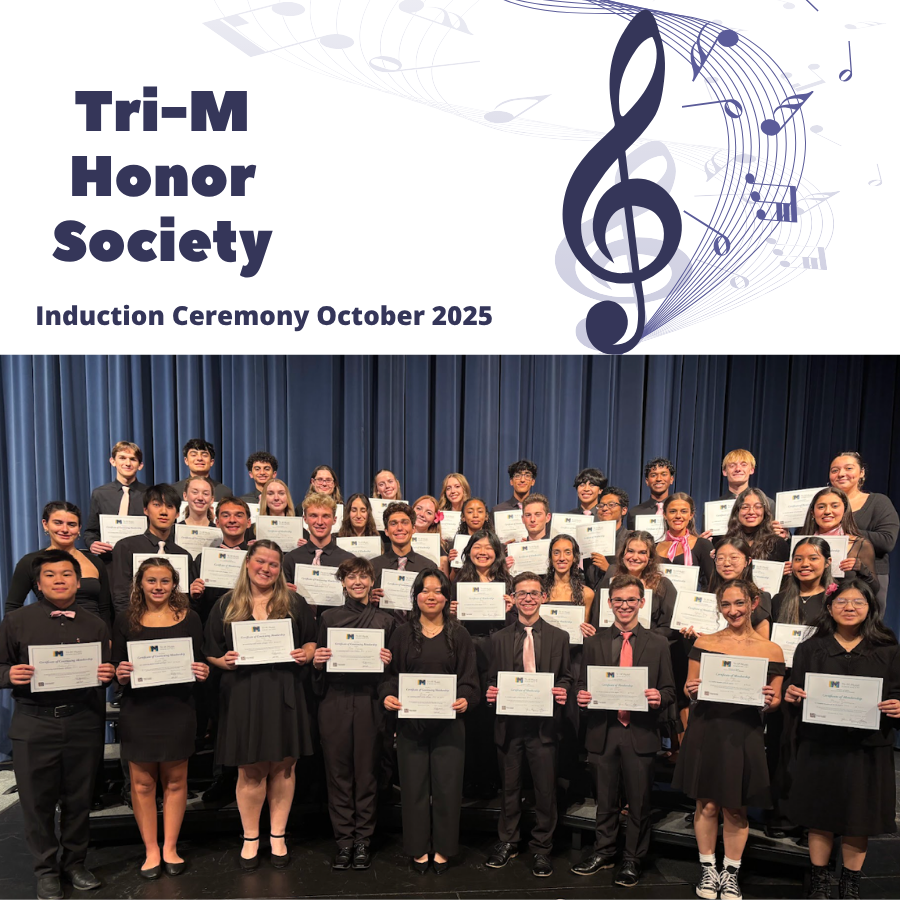 students wearing all black holding certificates