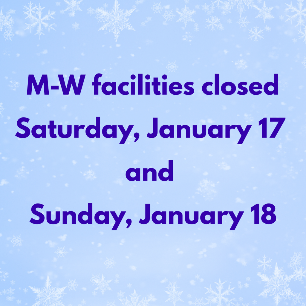 buildings are closed on Saturday, January 17, and Sunday, January 18 due to inclement weather