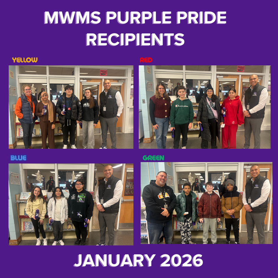 MWMS purple pride recipients January 2026
