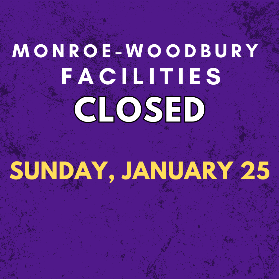 facilities closed Sunday, January 25