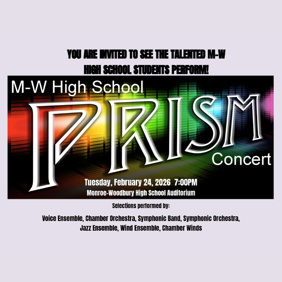 M-W high school prism concert, Tuesday, February 24, 2026