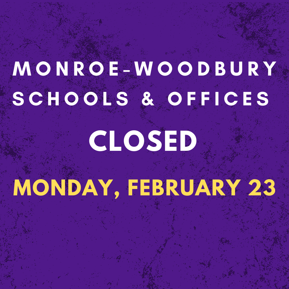 schools and offices closed - Monday, February 23