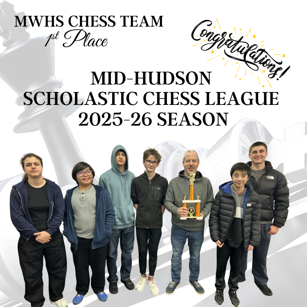 Members of the chess team who won first place