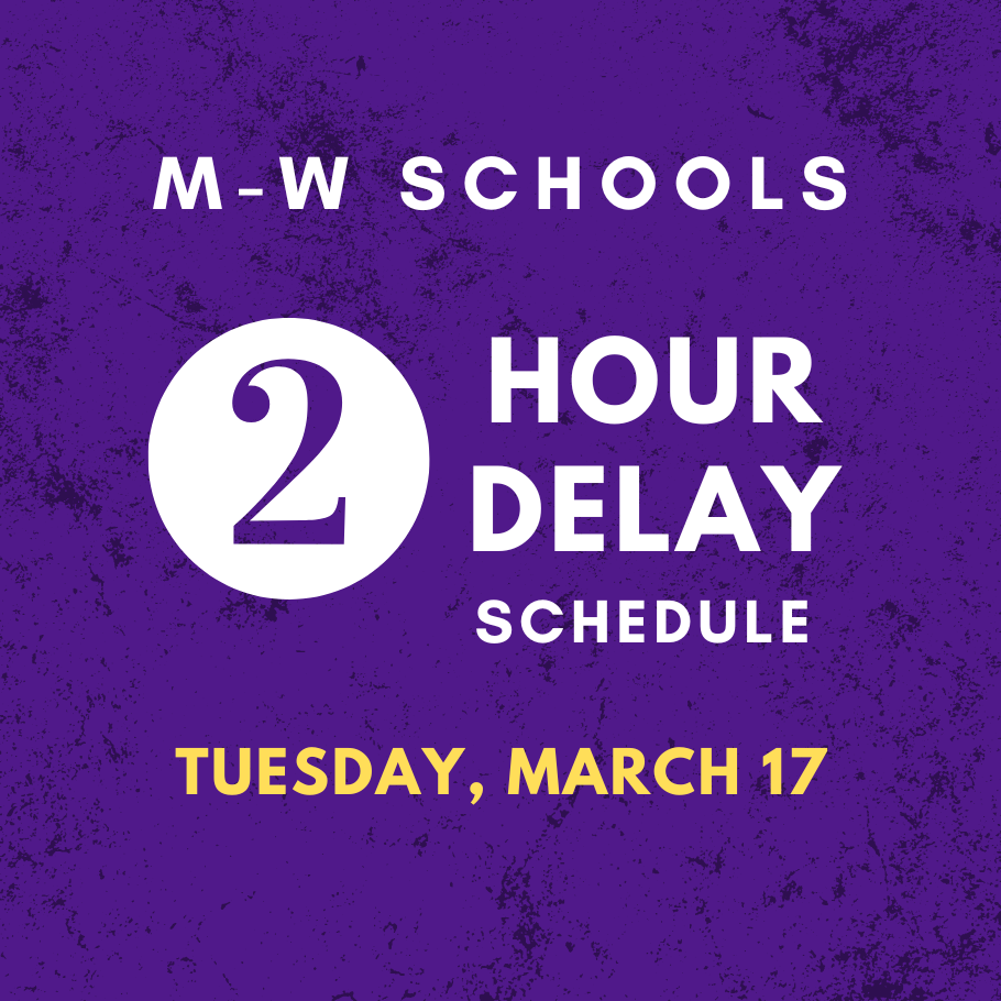 2 hour delay - Tuesday, March 17