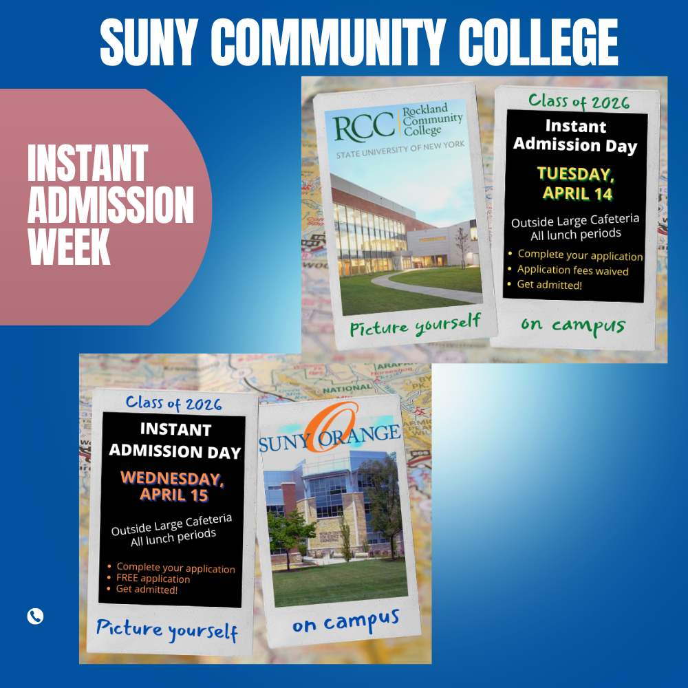 SUNY Community College Instant Admission week 