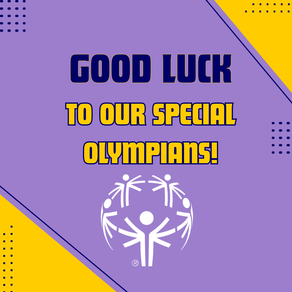 good luck to our special olympians!