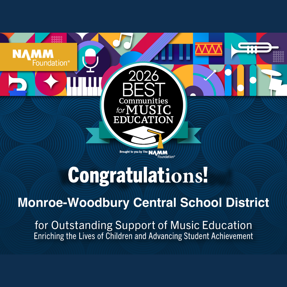 M-W earns Best Community for Music Education recognition for 15th straight year