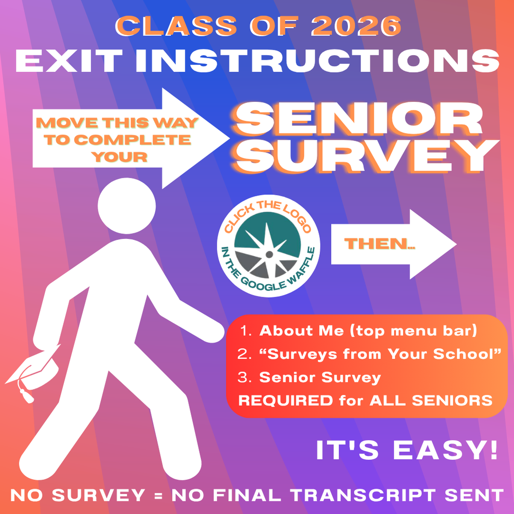 senior survey reminder 