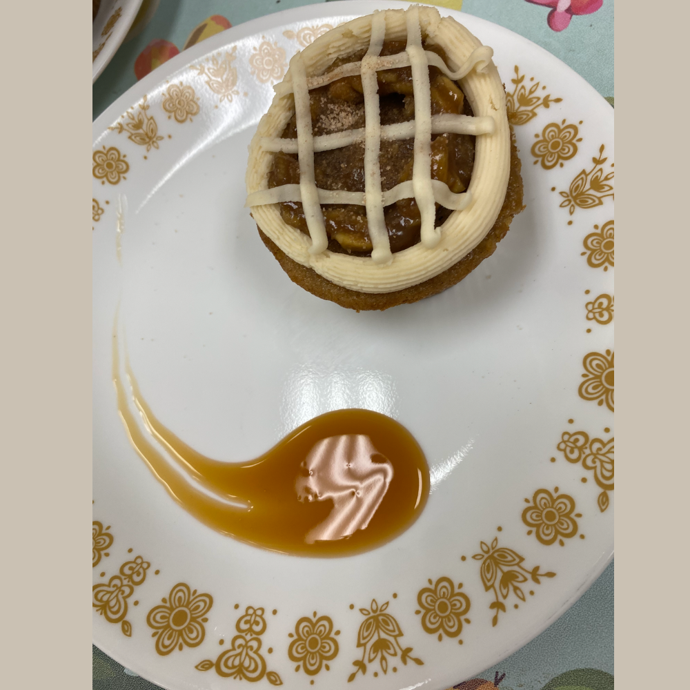 waffle shaped cupcake